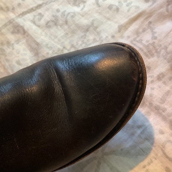 FRYE Paige Tall Riding Boots Buckle Leather Brown 77066 Sz 8.5 - Picture 8 of 9